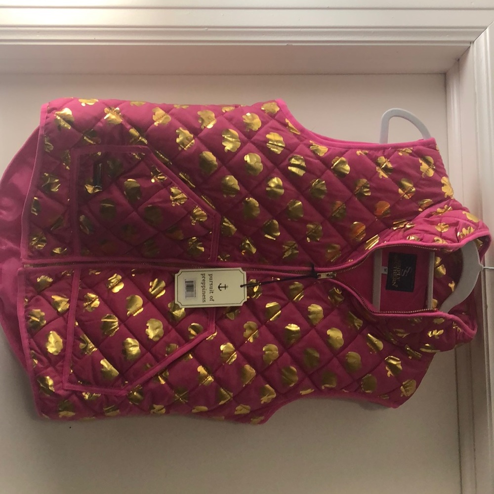 Unique Simply Southern elephant print vest M